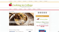 Desktop Screenshot of cooking-in-college.com